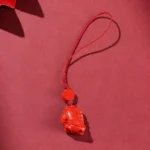 Handcrafted Natural Red Cinnabar Year of the Horse Phone Charm | 2026 Zodiac Protection Amulet 2 - Buddha Bodhis Handcrafted Natural Red Cinnabar Year of the Horse Phone Charm 2026 Zodiac Protection Amulet