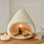 Handmade Ceramic Aromatherapy Fireplace Ornament 1 - Buddha Bodhis Handmade Ceramic Aromatherapy Fireplace Ornament - Buddha Bodhis