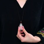 Natural Clear Quartz Cicada Pendant - Hand-Carved Success & Rebirth Amulet 1 - Buddha Bodhis Natural Clear Quartz Cicada Pendant - Hand-Carved Success & Rebirth Amulet