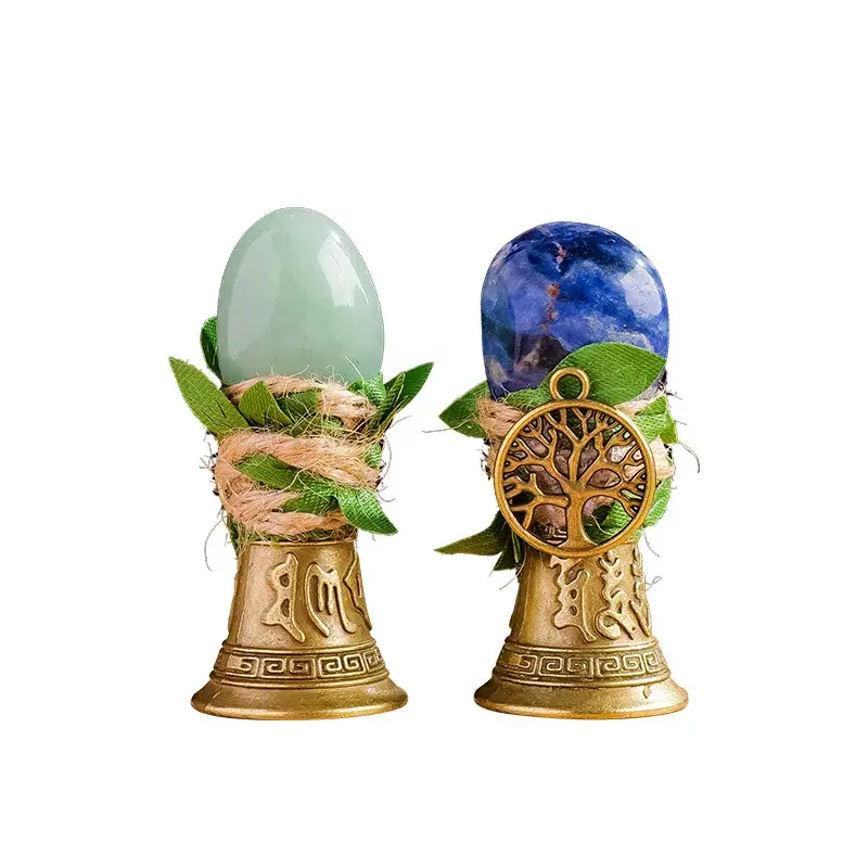 Natural Crystal Tree of Life Bell - Handmade Meditation Altar Decor (3) Natural Crystal Tree of Life Bell - Handmade Meditation Altar Decor