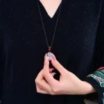 Natural Crystal Vajra Pendant - Hand-Carved Dorje Protection Amulet 1 - Buddha Bodhis Natural Crystal Vajra Pendant - Hand-Carved Dorje Protection Amulet