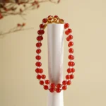 Natural Red Agate & Shell Pearl Necklace | Vitality & Protection 3 - Buddha Bodhis Natural Red Agate & Shell Pearl Necklace Vitality & Protection