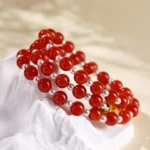 Natural Red Agate & Shell Pearl Necklace | Vitality & Protection 2 - Buddha Bodhis Natural Red Agate & Shell Pearl Necklace Vitality & Protection