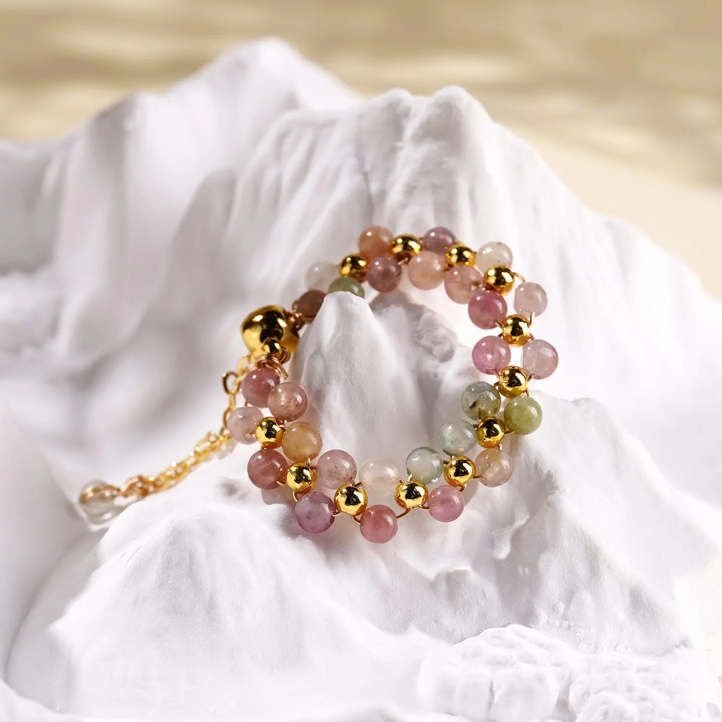 Natural Tourmaline Adjustable Ring Seven Chakra Healing Amulet (2) Natural Tourmaline Adjustable Ring Seven Chakra Healing Amulet