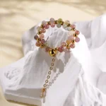 Natural Tourmaline Adjustable Ring | Seven Chakra Healing Amulet 3 - Buddha Bodhis Natural Tourmaline Adjustable Ring Seven Chakra Healing Amulet