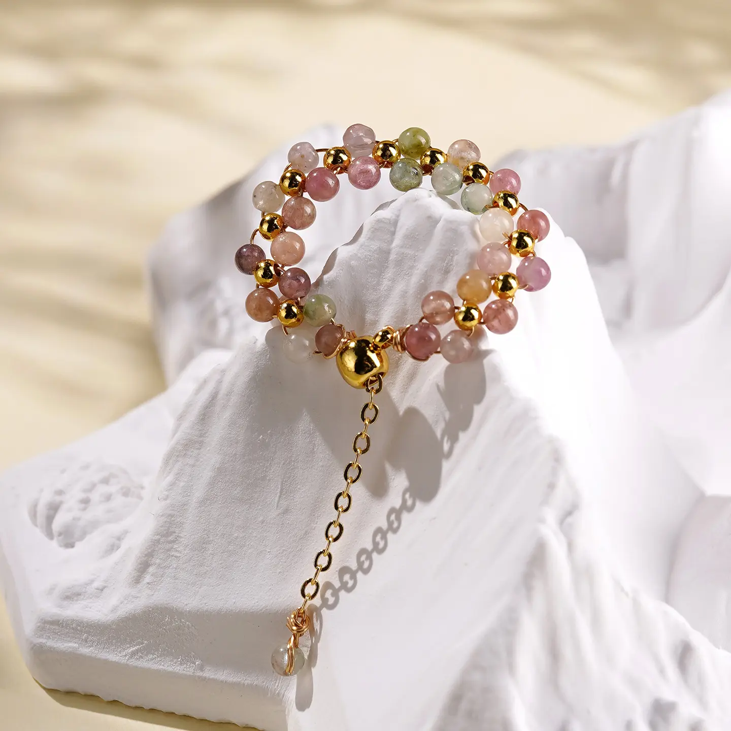 Natural Tourmaline Adjustable Ring Seven Chakra Healing Amulet (3) Natural Tourmaline Adjustable Ring Seven Chakra Healing Amulet