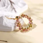 Natural Tourmaline Adjustable Ring | Seven Chakra Healing Amulet 2 - Buddha Bodhis Natural Tourmaline Adjustable Ring Seven Chakra Healing Amulet