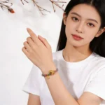 Natural Tourmaline Horse Bracelet - Handcrafted Success & Wealth Amulet 1 - Buddha Bodhis Natural Tourmaline Horse Bracelet - Handcrafted Success & Wealth Amulet