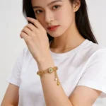 Natural Tower Citrine Wheel of Fortune Bracelet - Handcrafted Wealth Amulet 1 - Buddha Bodhis Natural Tower Citrine Wheel of Fortune Bracelet - Handcrafted Wealth Amulet