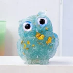 Natural Gemstone Owl Statue - Handcrafted Crystal Wisdom Guardian 1 - Buddha Bodhis Natural Gemstone Owl Statue - Handcrafted Crystal Wisdom Guardian