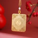 Thangka Wealth Attraction Array Necklace - Handcrafted Prosperity Amulet 3 - Buddha Bodhis Thangka Wealth Attraction Array Necklace - Handcrafted Prosperity Amulet