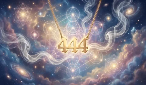 angel-number-444-gold-necklace-sacred-geometry-spiritual-protection-cleansing-energy