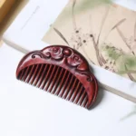 Auspicious Cloud Rosewood Comb – Stress Relief & Timeless Elegance - Buddha Bodhis Auspicious-Cloud-Rosewood-Comb-–-Stress-Relief-Timeless-Elegance