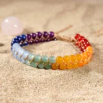 Lapis Lazuli Crystal Anklet for Inner Peace & Spiritual Harmony - Buddha Bodhis Lapis Lazuli Crystal Anklet for Inner Peace & Spiritual Harmony-1