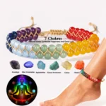 Lapis Lazuli Crystal Anklet for Inner Peace & Spiritual Harmony 3 - Buddha Bodhis Lapis Lazuli Crystal Anklet for Inner Peace & Spiritual Harmony-4