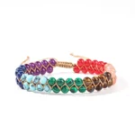Lapis Lazuli Crystal Anklet – Enhance Insight & Spiritual Balance - Buddha Bodhis Lapis Lazuli Crystal Anklet – Enhance Insight & Spiritual Balance