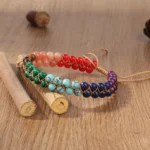 Lapis Lazuli Crystal Anklet – Enhance Insight & Spiritual Balance 1 - Buddha Bodhis Lapis Lazuli Crystal Anklet – Enhance Insight & Spiritual Balance-2