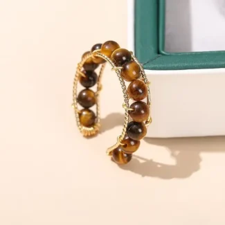 Home 24 - Buddha Bodhis Yellow-Tiger-s-Eye-Ring-–-Confidence,-Courage-Vitality