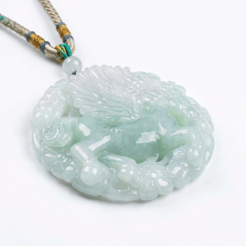 carved-jadeite-pegasus-pendant-necklace carved-jadeite-pegasus-pendant-necklace