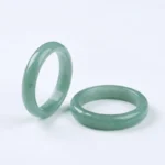 Jadeite Jade Round Ring – Harmony, Serenity & Timeless Elegance - Buddha Bodhis guatemalan-jadeite-round-band-ring