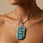Jade Tara Guanyin Natural Jadeite Pendant – Compassion, Protection & Inner Peace 1 - Buddha Bodhis ice-green-jade-tara-pendant-necklace