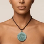 Dragon and Cloud Natural Jadeite Pendant – Protection, Prosperity & Success 1 - Buddha Bodhis icy-green-jade-dragon-pendant-luxury-necklace