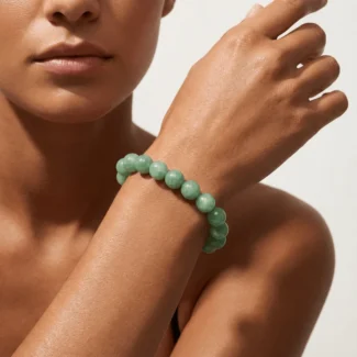 Home 33 - Buddha Bodhis luxury-green-jade-beaded-bracelet-woman-wrist