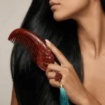 Ruyi Rosewood Comb for Stress Relief & Timeless Elegance 1 - Buddha Bodhis luxury-rosewood-massage-comb-tassel_