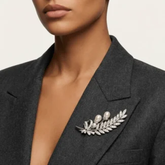 Home 15 - Buddha Bodhis luxury-wheat-pearl-zircon-brooch-fashion