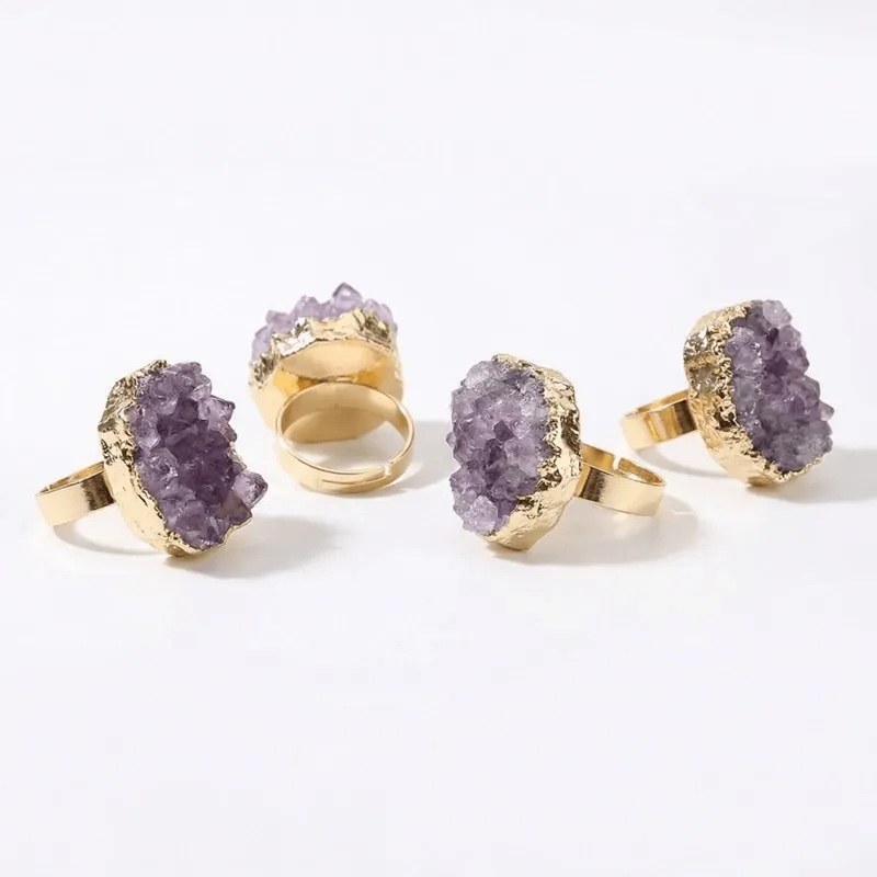 natural-amethyst-druzy-gold-plated-ring natural-amethyst-druzy-gold-plated-ring