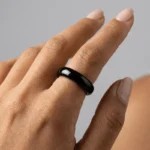 Obsidian Ring – Spiritual Protection, Inner Strength & Shielding 1 - Buddha Bodhis natural-black-obsidian-ring-luxury-jewelry
