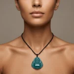 Smiling Buddha Natural Jadeite Pendant – Optimism, Inner Peace & Abundant Fortune 1 - Buddha Bodhis natural-blue-water-jade-buddha-necklace