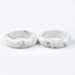 White Turquoise Ring – Inner Peace & Stress Relief - Buddha Bodhis natural-white-turquoise-stone-ring
