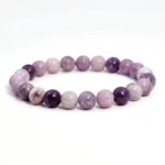 Amethyst Bracelet for Inner Peace & Cognitive Clarity - Buddha Bodhis purple-stone-beaded-bracelet