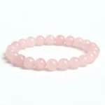 Rose Quartz Beaded Bracelet – Love, Emotional Harmony & Inner Peace - Buddha Bodhis rose-quartz-bead-bracelet