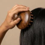 Disc Sandalwood Massage Comb – Scalp Revitalization & Stress Relief 1 - Buddha Bodhis sandalwood-meridian-scalp-massage-comb-luxury