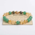 Success Citrine, Pyrite & Green Aventurine Crystal Bracelet – Abundance, Success & Good Luck - Buddha Bodhis success-citrine-green-aventurine-pyrite-bracelet