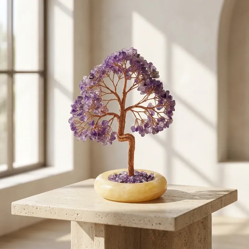 Amethyst Crystal Tree – Abundance, Wisdom & Spiritual Harmony-2 Amethyst Crystal Tree – Abundance, Wisdom & Spiritual Harmony-2