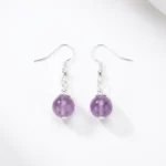 Amethyst Earrings – Wisdom, Inner Peace & Focused Clarity - Buddha Bodhis Amethyst Earrings – Wisdom Inner Peace & Focused Clarity