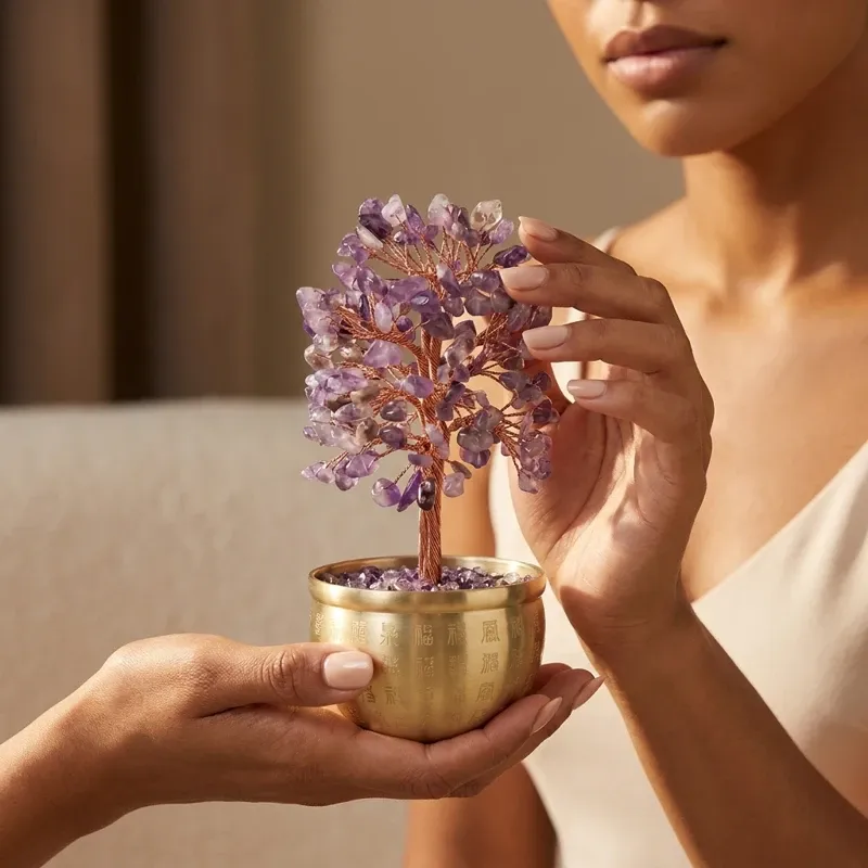 Amethyst Money Tree – Inner Peace & Abundance-1 Amethyst Money Tree – Inner Peace & Abundance-1