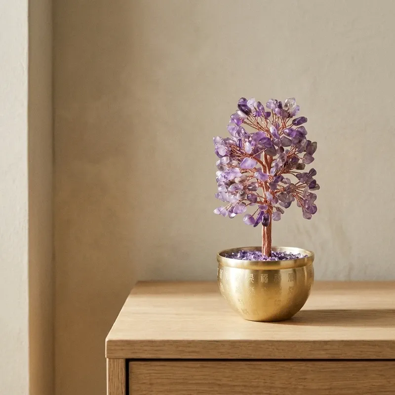 Amethyst Money Tree – Inner Peace & Abundance-3 Amethyst Money Tree – Inner Peace & Abundance-3