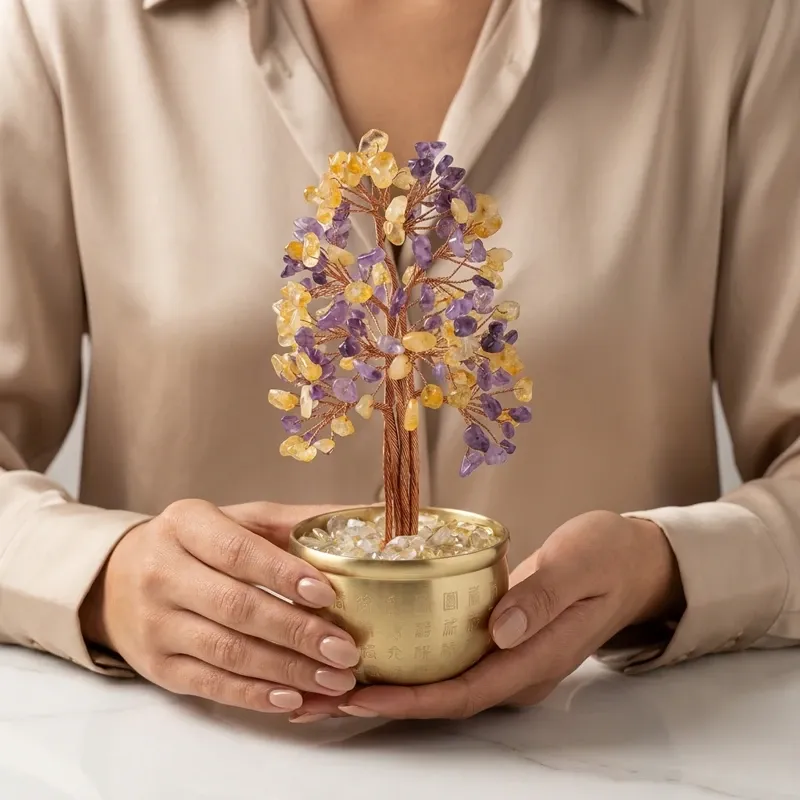 Ametrine Crystal Money Tree – Prosperity, Wisdom & Harmonious Energy-1 Ametrine Crystal Money Tree – Prosperity, Wisdom & Harmonious Energy-1