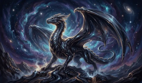 Black Obsidian Dragon Pendant Meaning Strength & Protection