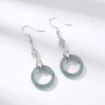 Blue Water Jade Earrings – Serenity, Elegance & Inner Harmony - Buddha Bodhis Blue Water Jade Earrings – Serenity Elegance & Inner Harmony