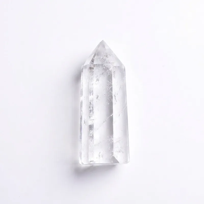 Clear Quartz Crystal Point for Mental Clarity & Energy Purification Clear Quartz Crystal Point for Mental Clarity & Energy Purification