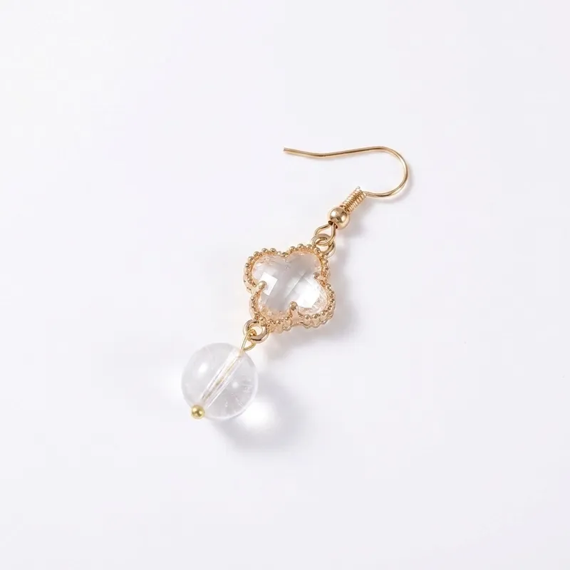 Clear Quartz Earrings for Mental Clarity & Inner Peace- Clear Quartz Earrings for Mental Clarity & Inner Peace-