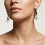 Clear Quartz Earrings for Mental Clarity & Spiritual Protection 1 - Buddha Bodhis Clear Quartz Earrings for Mental Clarity & Spiritual Protection-2