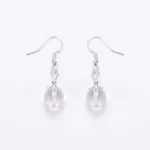 Clear Quartz Earrings – Energy Purification, Focus & Inner Peace - Buddha Bodhis Clear Quartz Earrings – Energy Purification Focus & Inner Peace