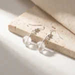 Clear Quartz Earrings – Energy Purification, Focus & Inner Peace 2 - Buddha Bodhis Clear Quartz Earrings – Energy Purification Focus & Inner Peace-3