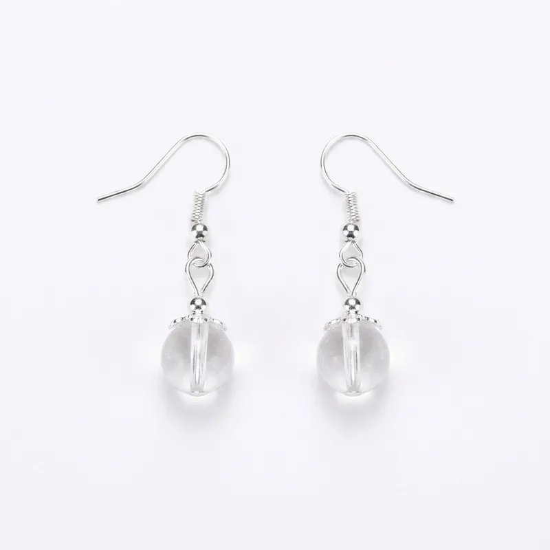 Clear Quartz Earrings – Energy Purification Focus & Inner Peace Clear Quartz Earrings – Energy Purification Focus & Inner Peace